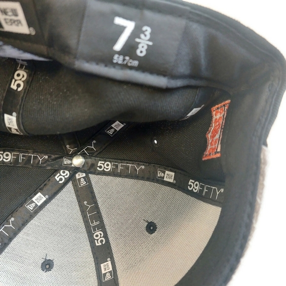 59Fifty New Era Size 7 3/8 Denver Broncos Fitted Hat On Field Cap - Picture 7 of 7